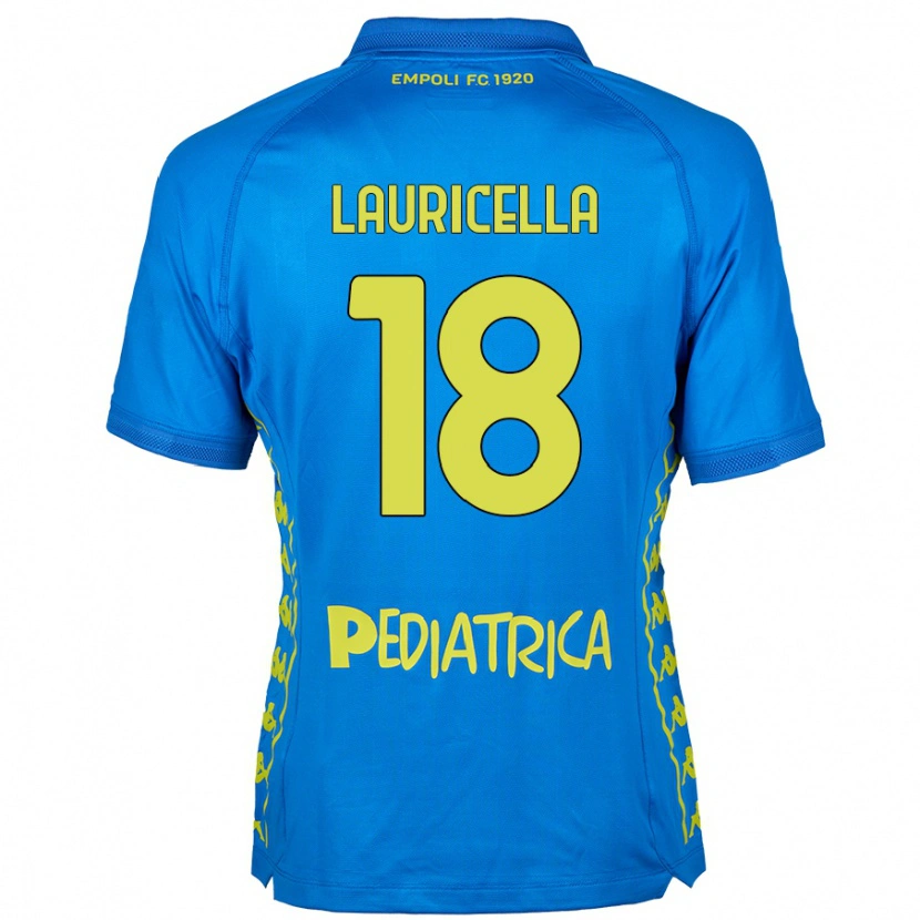 Danxen Kinderen Giovanni Lauricella #18 Blauw Thuisshirt Thuistenue 2024/25 T-Shirt