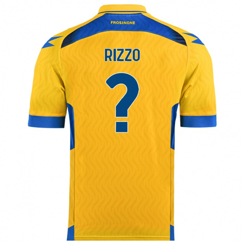 Danxen Kinderen Cristiano Rizzo #0 Geel Thuisshirt Thuistenue 2024/25 T-Shirt