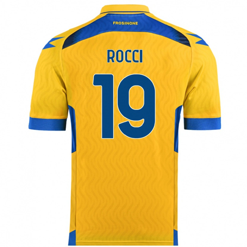 Danxen Kinderen Valerio Rocci #19 Geel Thuisshirt Thuistenue 2024/25 T-Shirt