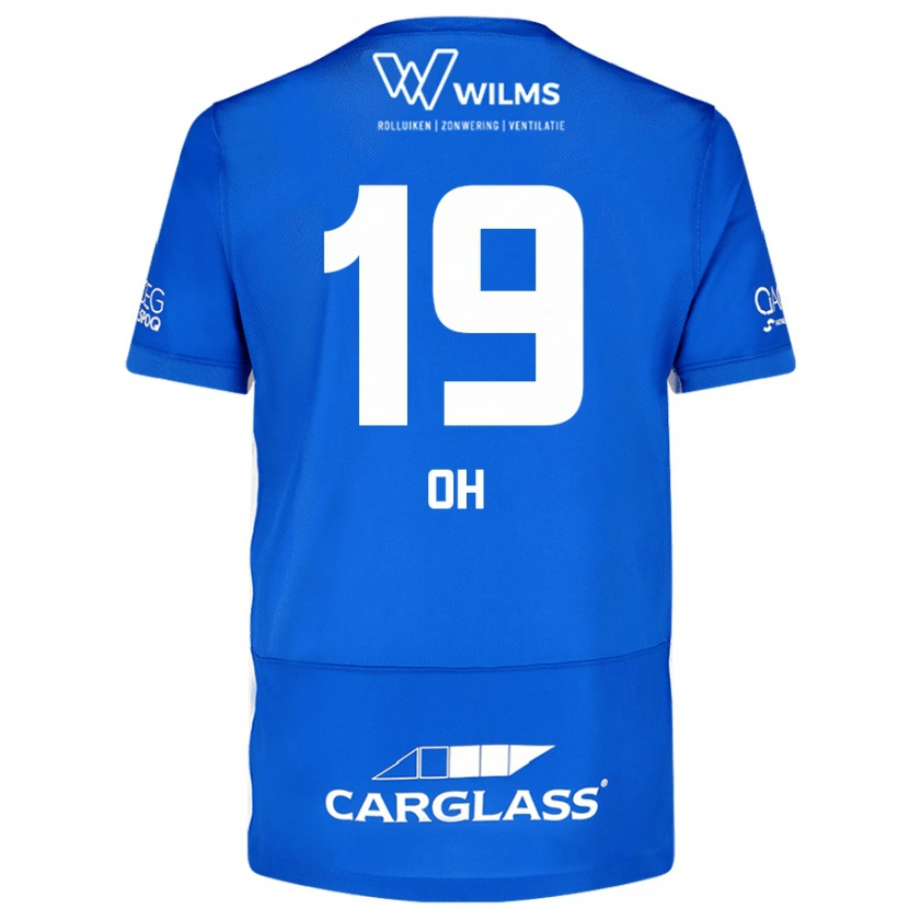 Danxen Kinderen Hyeon-Gyu Oh #19 Blauw Thuisshirt Thuistenue 2024/25 T-Shirt