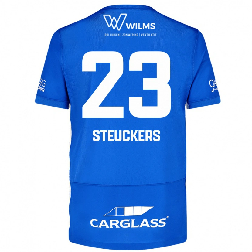 Danxen Kinderen Jarne Steuckers #23 Blauw Thuisshirt Thuistenue 2024/25 T-Shirt