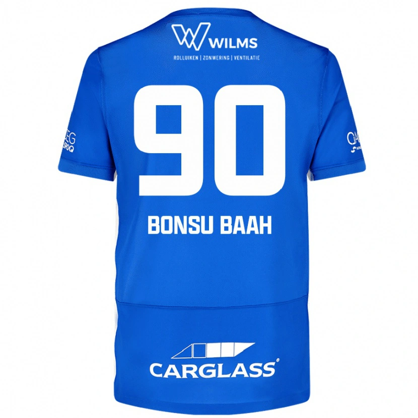 Danxen Kinderen Christopher Bonsu Baah #90 Blauw Thuisshirt Thuistenue 2024/25 T-Shirt