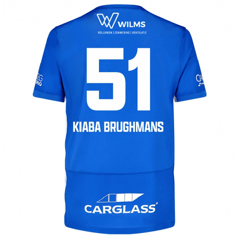 Danxen Kinderen Lucca Kiaba Brughmans #51 Blauw Thuisshirt Thuistenue 2024/25 T-Shirt