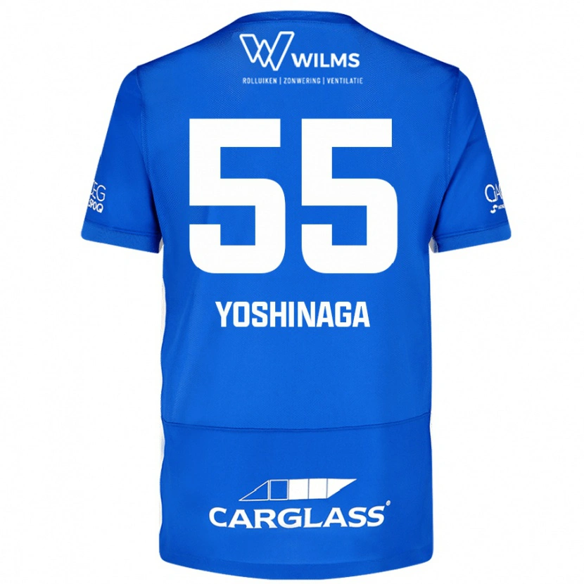 Danxen Kinderen Yumeki Yoshinaga #55 Blauw Thuisshirt Thuistenue 2024/25 T-Shirt