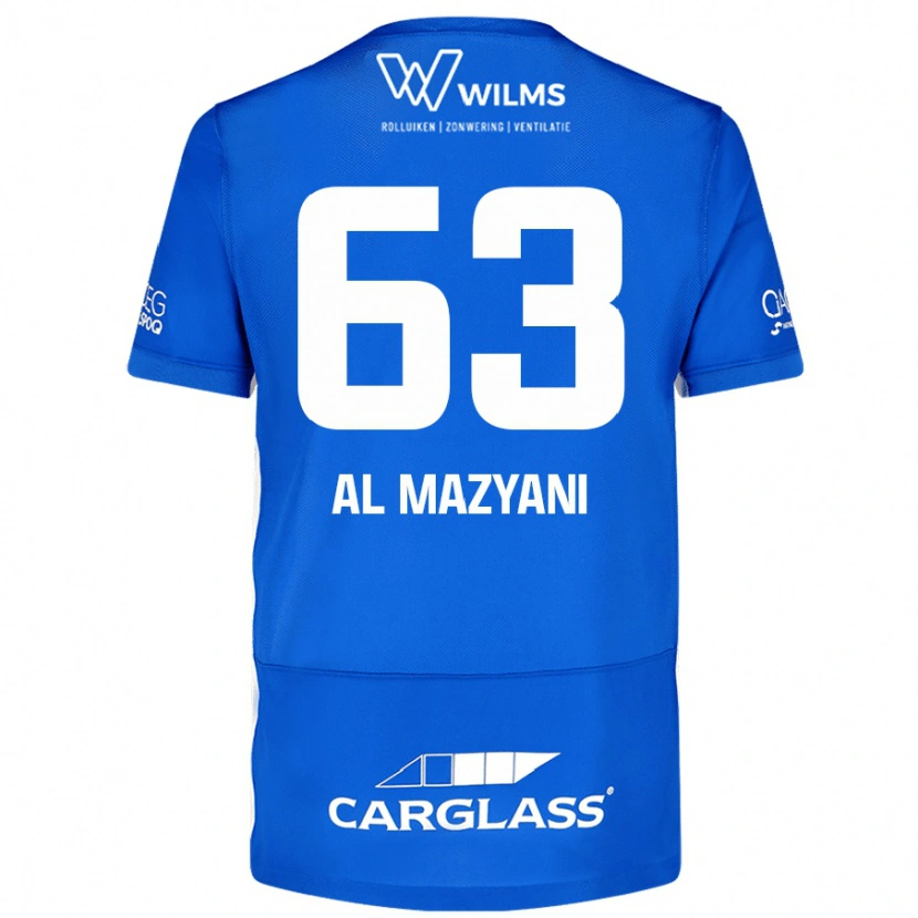 Danxen Kinderen Faissal Al Mazyani #63 Blauw Thuisshirt Thuistenue 2024/25 T-Shirt