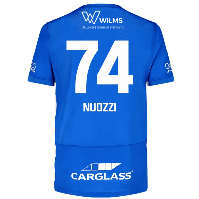 Danxen Kinderen Cédric Nuozzi #74 Blauw Thuisshirt Thuistenue 2024/25 T-Shirt