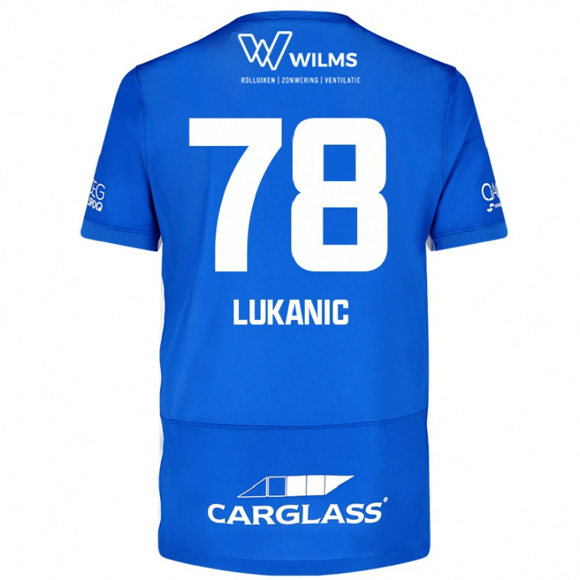 Danxen Kinderen Luka Lukanic #78 Blauw Thuisshirt Thuistenue 2024/25 T-Shirt