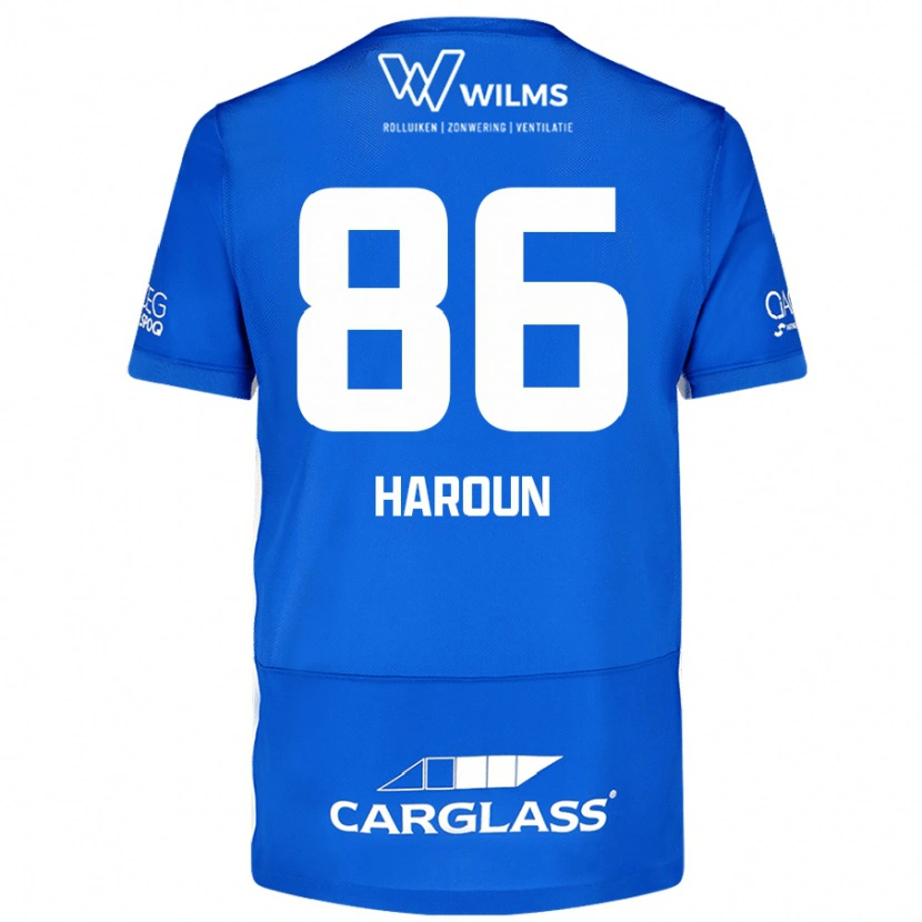 Danxen Kinderen Kenan Haroun #86 Blauw Thuisshirt Thuistenue 2024/25 T-Shirt