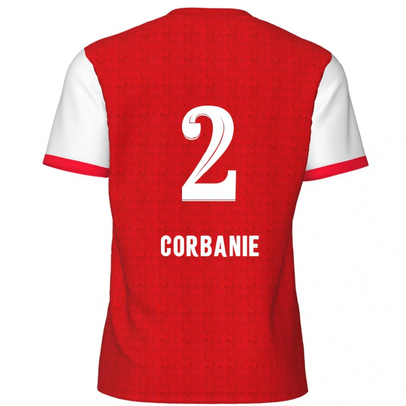 Danxen Kinderen Kobe Corbanie #2 Rood Wit Thuisshirt Thuistenue 2024/25 T-Shirt