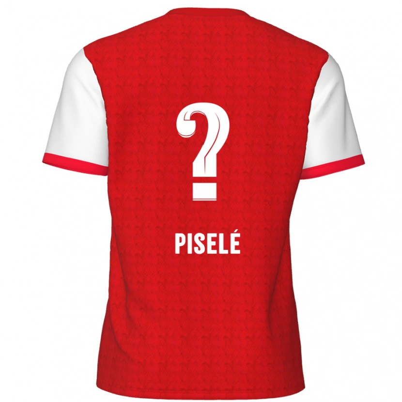 Danxen Kinderen Lowie Piselé #0 Rood Wit Thuisshirt Thuistenue 2024/25 T-Shirt