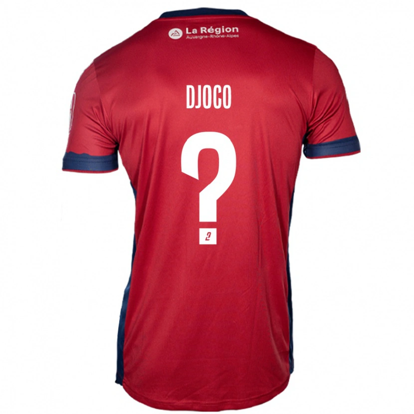 Danxen Kinderen Ouparine Djoco #0 Licht Bordeauxrood Thuisshirt Thuistenue 2024/25 T-Shirt