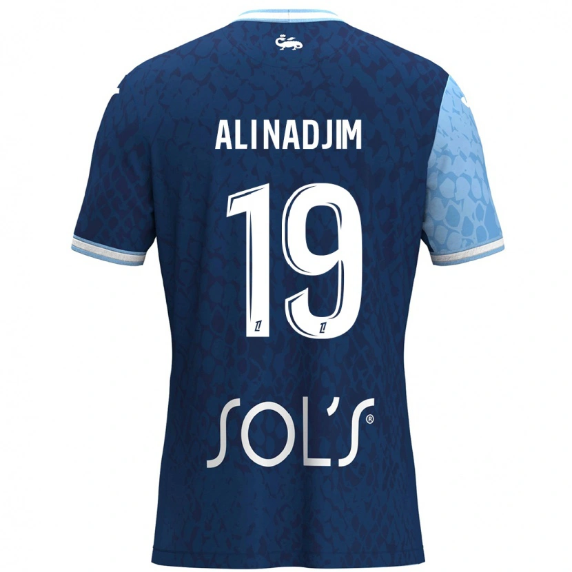 Danxen Kinderen Nadjma Ali Nadjim #19 Hemelsblauw Donkerblauw Thuisshirt Thuistenue 2024/25 T-Shirt