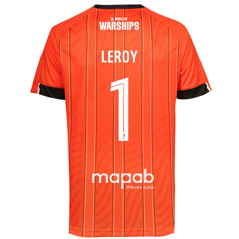 Danxen Kinderen Benjamin Leroy #1 Oranje Thuisshirt Thuistenue 2024/25 T-Shirt