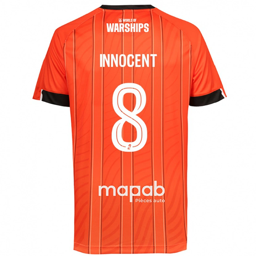 Danxen Kinderen Bonke Innocent #8 Oranje Thuisshirt Thuistenue 2024/25 T-Shirt