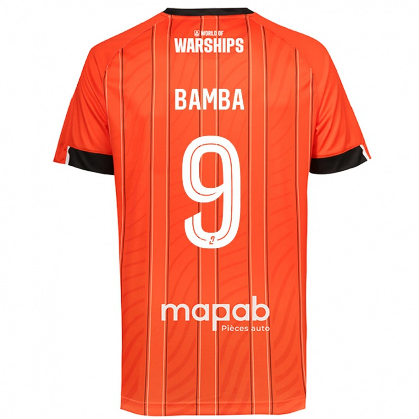 Danxen Kinderen Mohamed Bamba #9 Oranje Thuisshirt Thuistenue 2024/25 T-Shirt