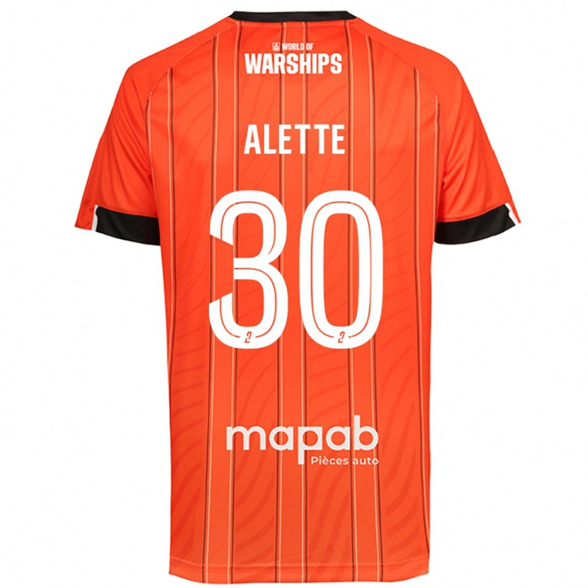 Danxen Kinderen Gaël Alette #30 Oranje Thuisshirt Thuistenue 2024/25 T-Shirt