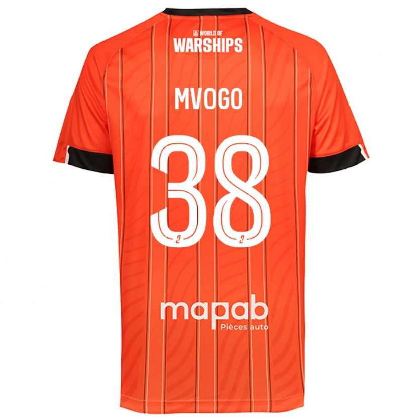 Danxen Kinderen Yvon Mvogo #38 Oranje Thuisshirt Thuistenue 2024/25 T-Shirt