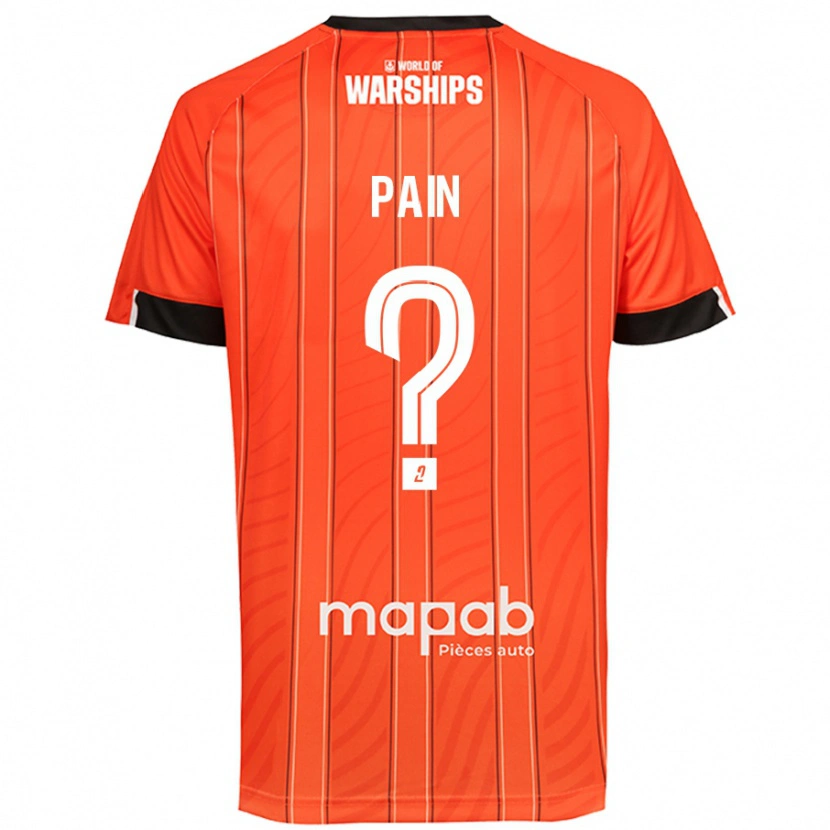 Danxen Kinderen Ilan Pain #0 Oranje Thuisshirt Thuistenue 2024/25 T-Shirt