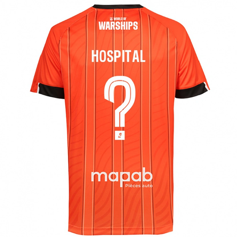 Danxen Kinderen Alex Hospital #0 Oranje Thuisshirt Thuistenue 2024/25 T-Shirt