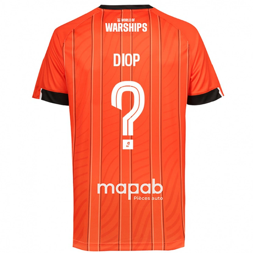 Danxen Kinderen Samba Diop #0 Oranje Thuisshirt Thuistenue 2024/25 T-Shirt