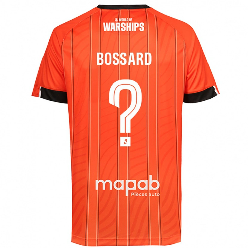 Danxen Kinderen Léo Bossard #0 Oranje Thuisshirt Thuistenue 2024/25 T-Shirt