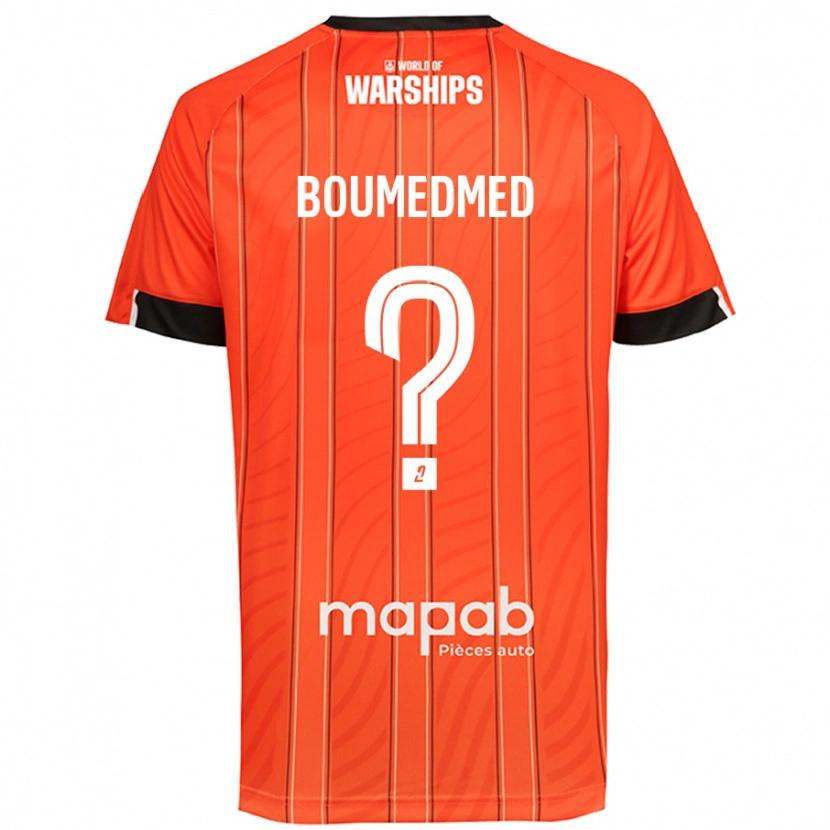 Danxen Kinderen Kamil Boumedmed #0 Oranje Thuisshirt Thuistenue 2024/25 T-Shirt