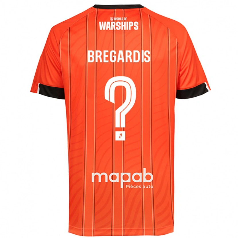 Danxen Kinderen Tom Bregardis #0 Oranje Thuisshirt Thuistenue 2024/25 T-Shirt