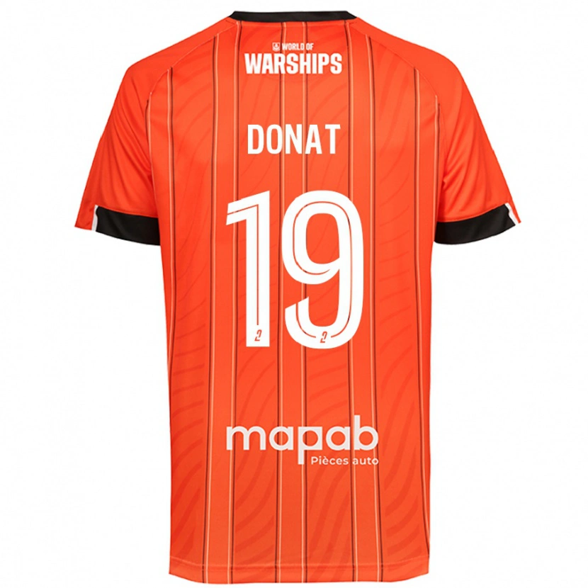 Danxen Kinderen Noa Donat #19 Oranje Thuisshirt Thuistenue 2024/25 T-Shirt