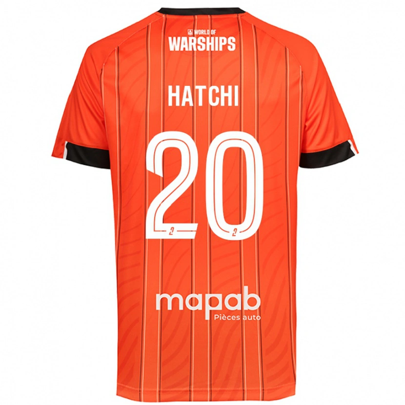 Danxen Kinderen Jérémy Hatchi #20 Oranje Thuisshirt Thuistenue 2024/25 T-Shirt