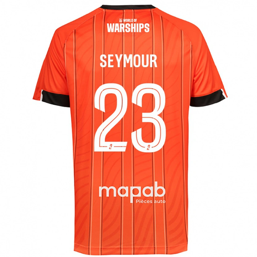 Danxen Kinderen Brice Seymour #23 Oranje Thuisshirt Thuistenue 2024/25 T-Shirt