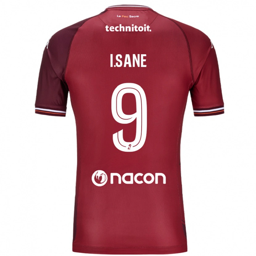 Danxen Kinderen Ibou Sané #9 Rood Granata Thuisshirt Thuistenue 2024/25 T-Shirt