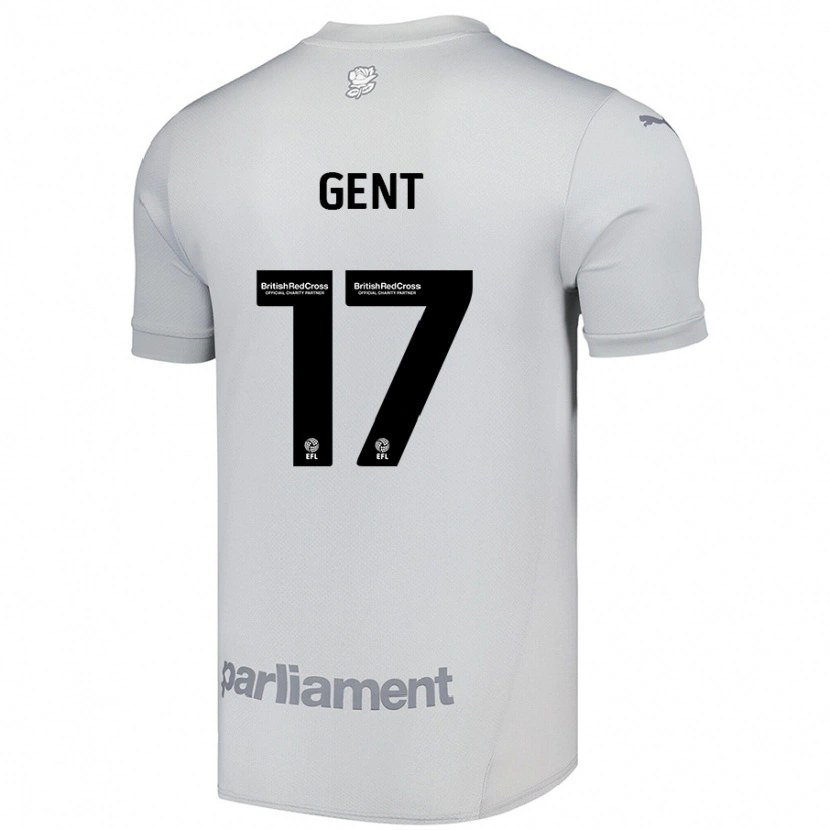 Danxen Kinderen Georgie Gent #17 Zilvergrijs Uitshirt Uittenue 2024/25 T-Shirt