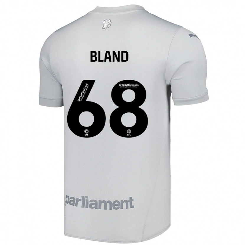 Danxen Kinderen Jonathan Bland #68 Zilvergrijs Uitshirt Uittenue 2024/25 T-Shirt