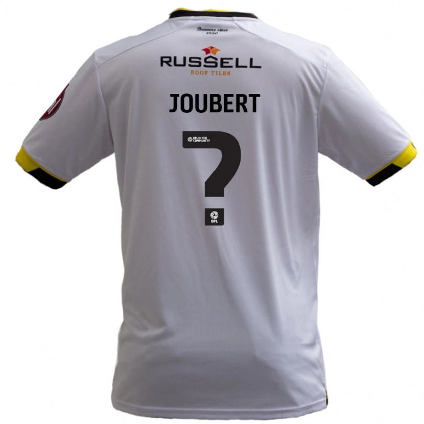 Danxen Kinderen Lucas Joubert #0 Wit Uitshirt Uittenue 2024/25 T-Shirt