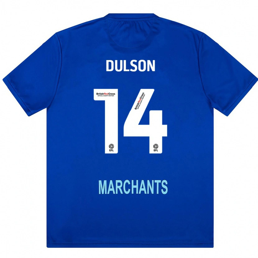 Danxen Kinderen Liam Dulson #14 Groen Uitshirt Uittenue 2024/25 T-Shirt