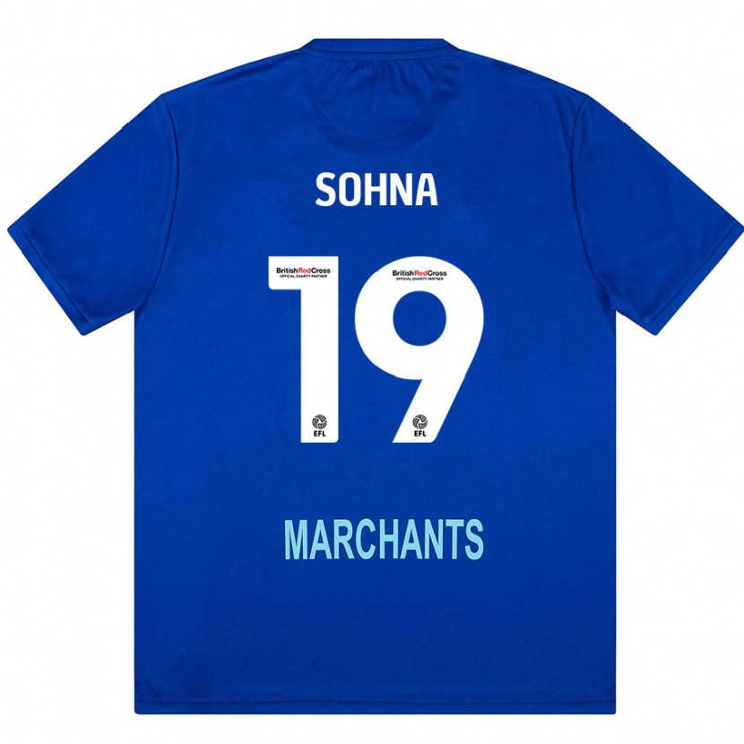 Danxen Kinderen Harrison Sohna #19 Groen Uitshirt Uittenue 2024/25 T-Shirt