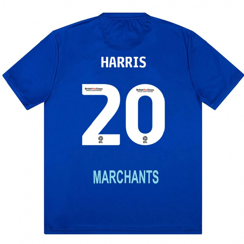 Danxen Kinderen Max Harris #20 Groen Uitshirt Uittenue 2024/25 T-Shirt