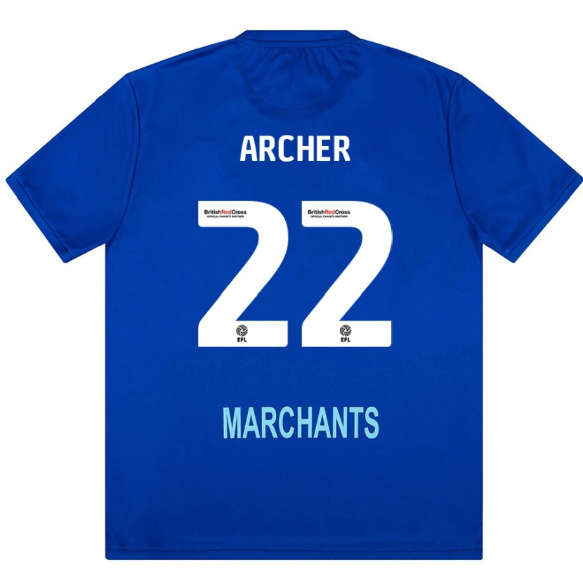 Danxen Kinderen Ethon Archer #22 Groen Uitshirt Uittenue 2024/25 T-Shirt