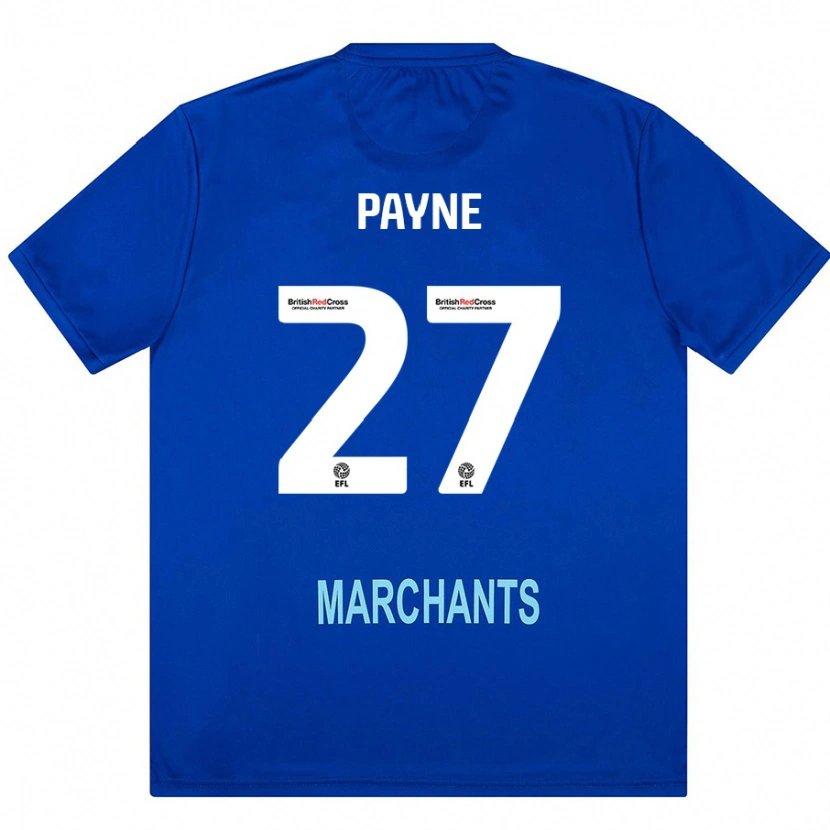 Danxen Kinderen Lewis Payne #27 Groen Uitshirt Uittenue 2024/25 T-Shirt