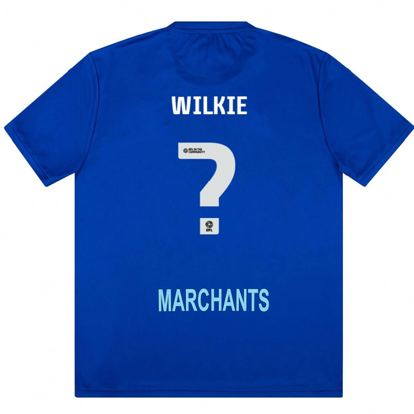 Danxen Kinderen Alex Wilkie #0 Groen Uitshirt Uittenue 2024/25 T-Shirt