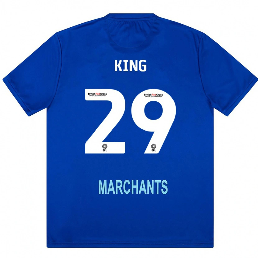 Danxen Kinderen Tom King #29 Groen Uitshirt Uittenue 2024/25 T-Shirt