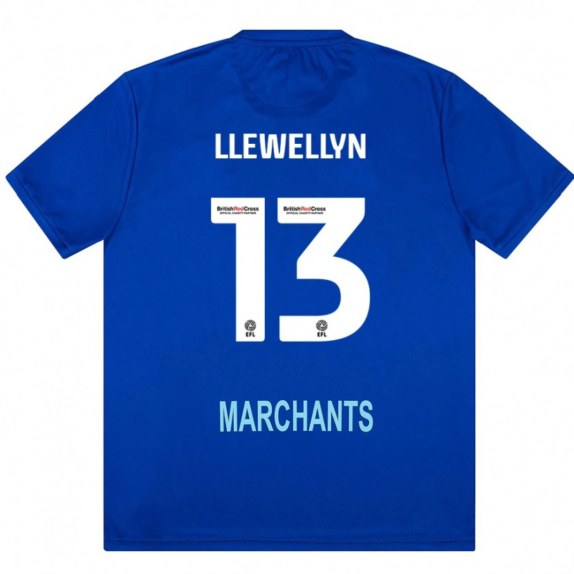 Danxen Kinderen Ffion Llewellyn #13 Groen Uitshirt Uittenue 2024/25 T-Shirt