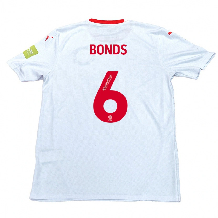 Danxen Kinderen Elliot Bonds #6 Wit Uitshirt Uittenue 2024/25 T-Shirt