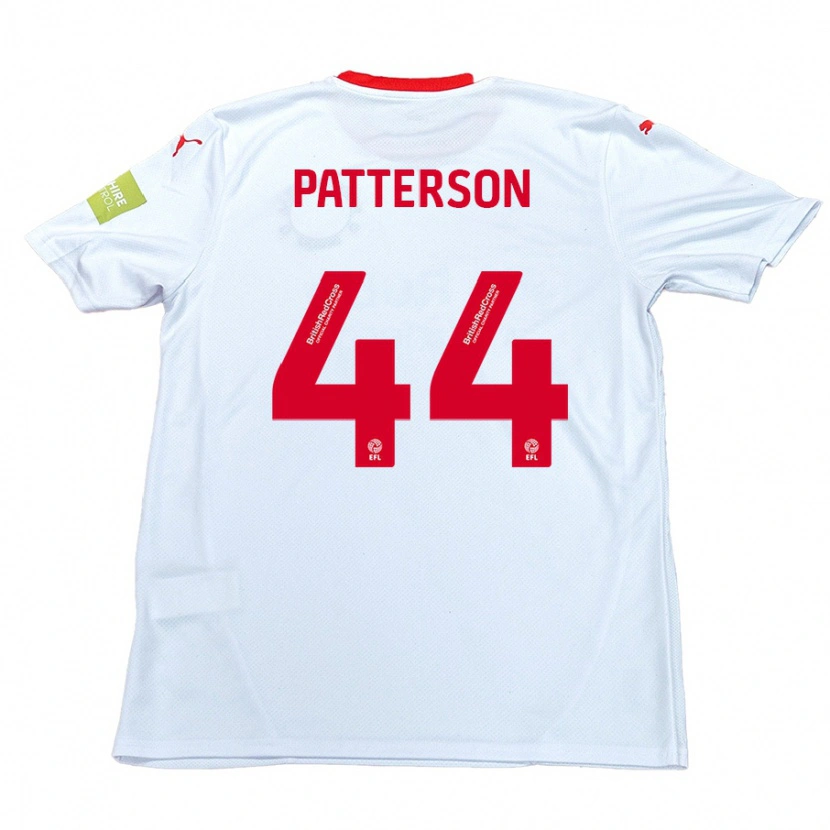 Danxen Kinderen Phoenix Patterson #44 Wit Uitshirt Uittenue 2024/25 T-Shirt