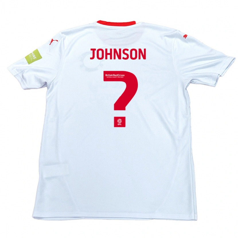 Danxen Kinderen Will Johnson #0 Wit Uitshirt Uittenue 2024/25 T-Shirt