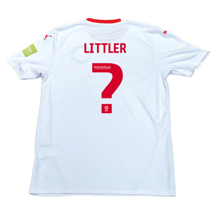 Danxen Kinderen Zack Littler #0 Wit Uitshirt Uittenue 2024/25 T-Shirt