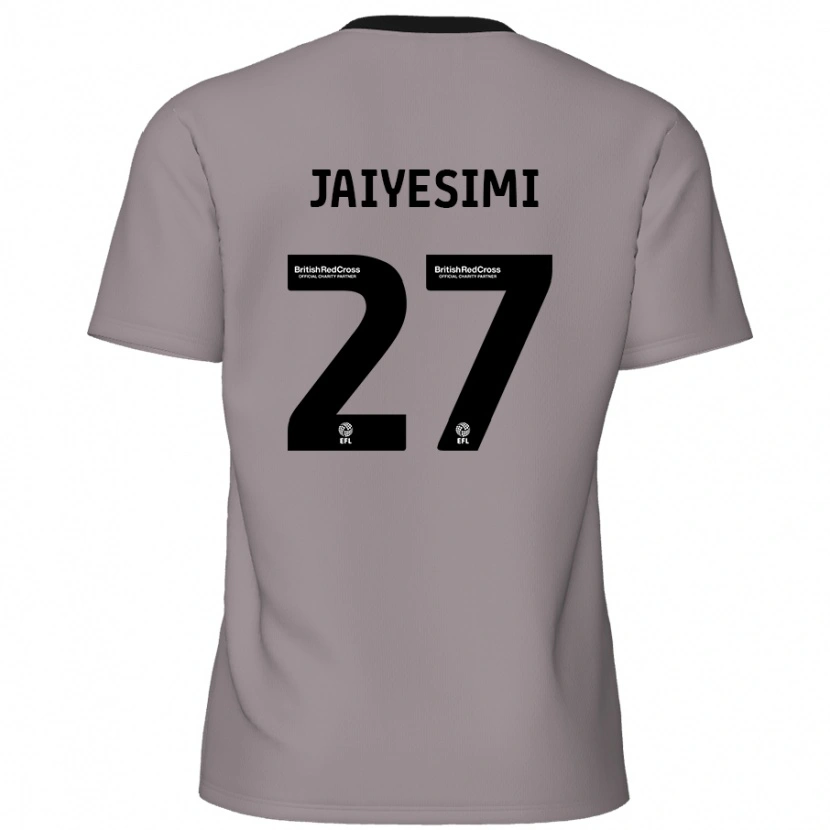 Danxen Kinderen Diallang Jaiyesimi #27 Grijs Uitshirt Uittenue 2024/25 T-Shirt