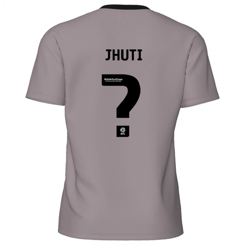 Danxen Kinderen Reece Jhuti #0 Grijs Uitshirt Uittenue 2024/25 T-Shirt