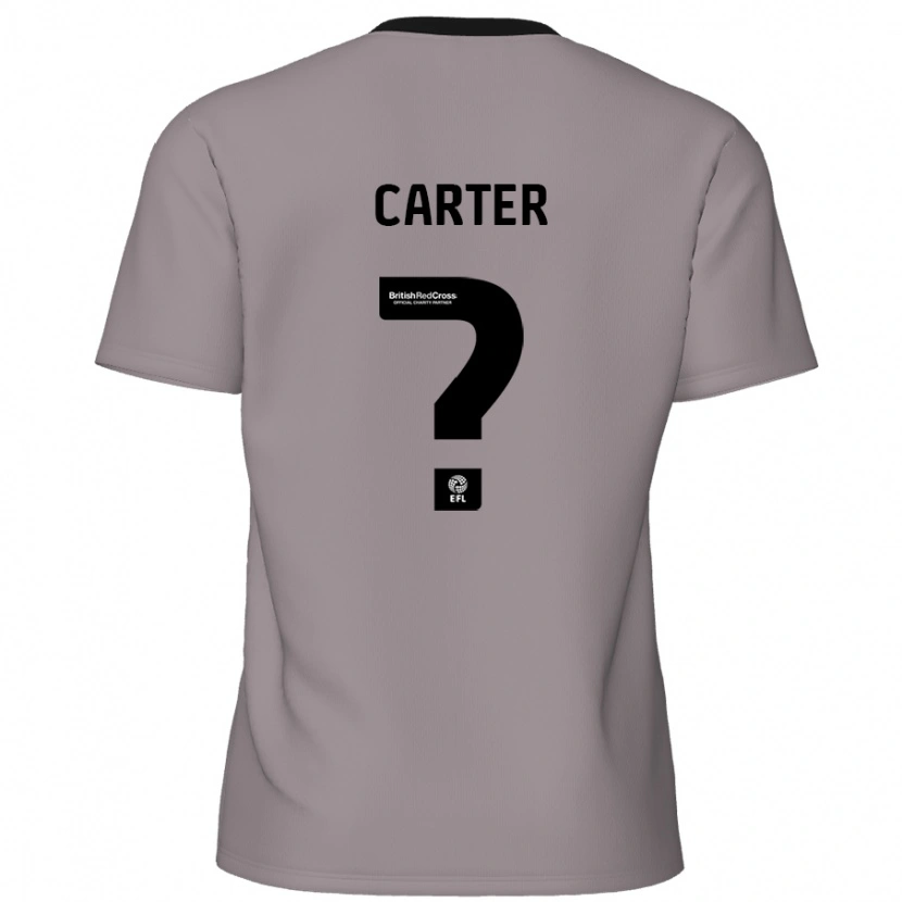 Danxen Kinderen Dan Carter #0 Grijs Uitshirt Uittenue 2024/25 T-Shirt