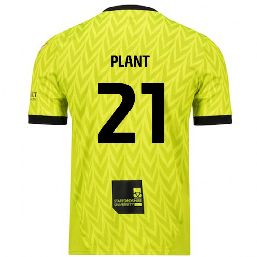 Danxen Kinderen James Plant #21 Fluorescerend Groen Uitshirt Uittenue 2024/25 T-Shirt